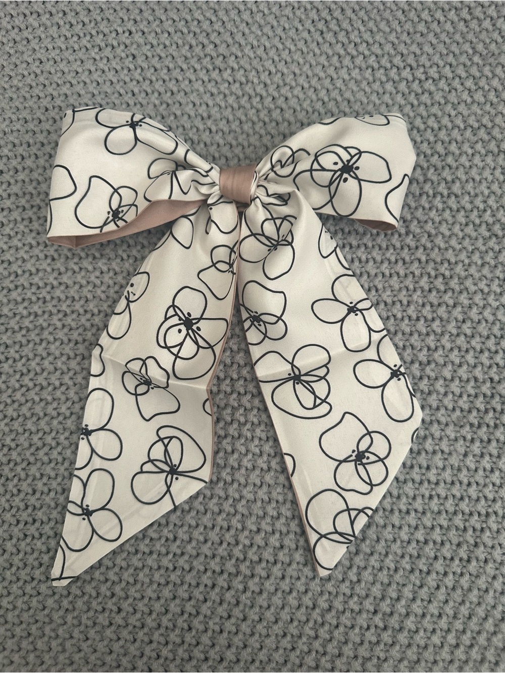 3/$20 Handbag Twilly Skinny Scarf beige floral